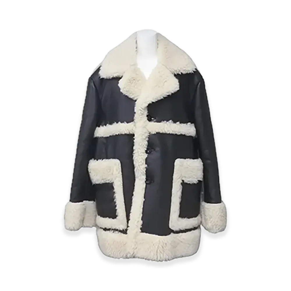 sacai Faux Shearling Blouson "Black"
