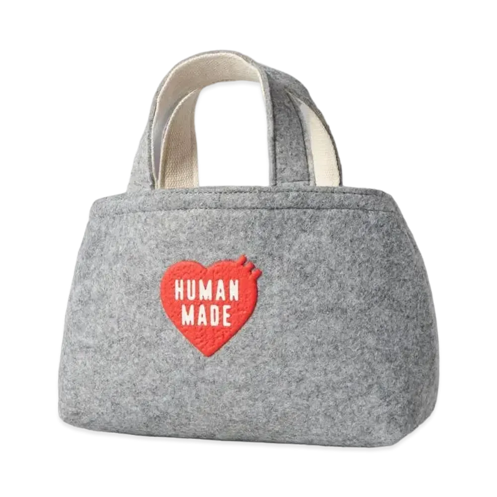 HUMAN MADE FELT TOTE BAG SMALL "Grey"