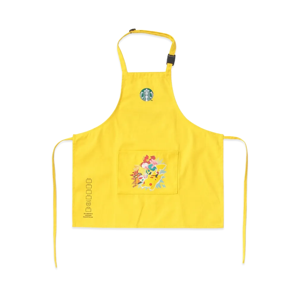 STARBUCKS x Pokemon Kids Apron Pikachu "Yellow"