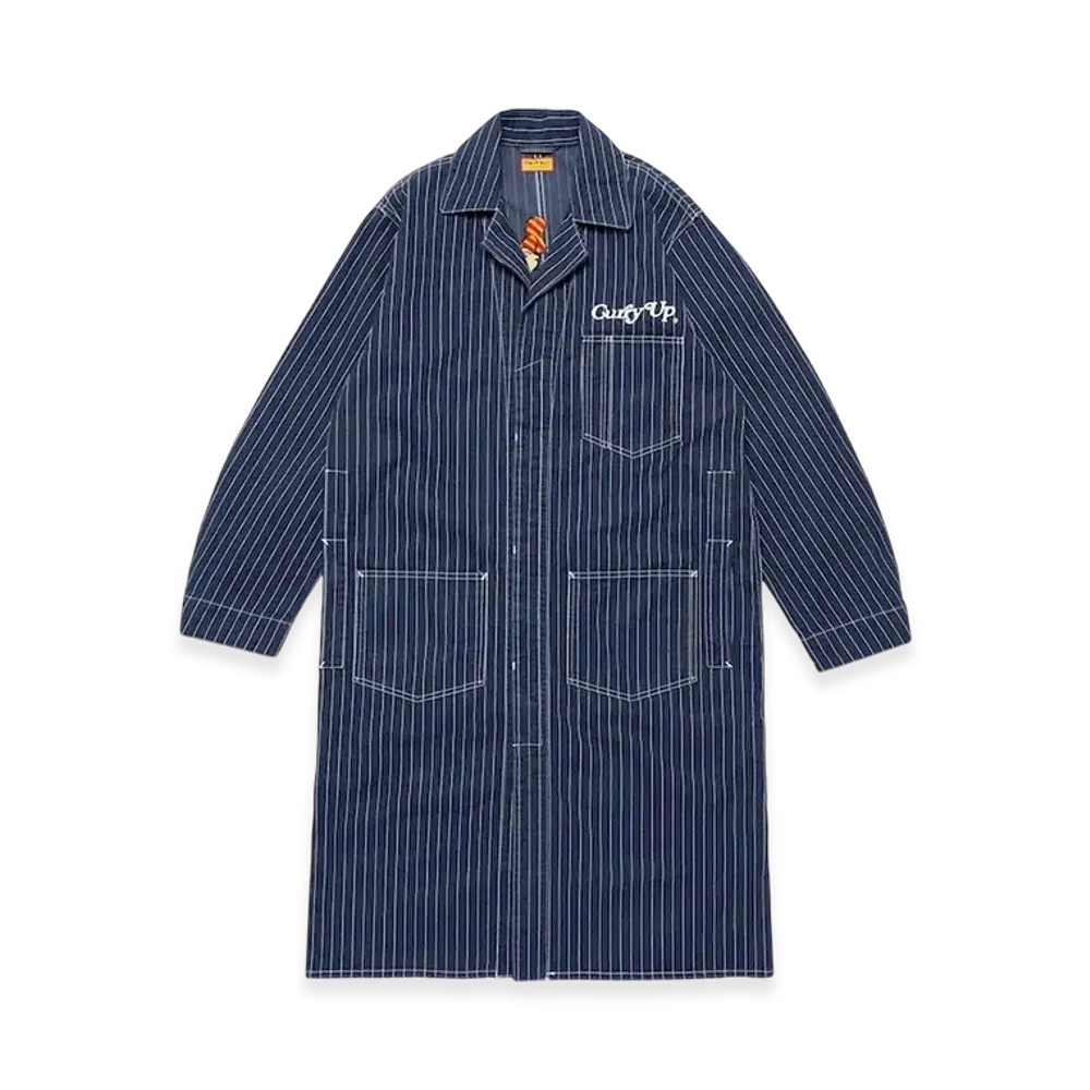 HUMAN MADE x CURRY UP x VERDY Shop Coat "Navy"