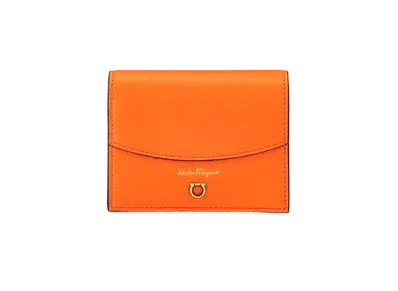Salvatore Ferragamo Gancini Coin Purse "Orange"