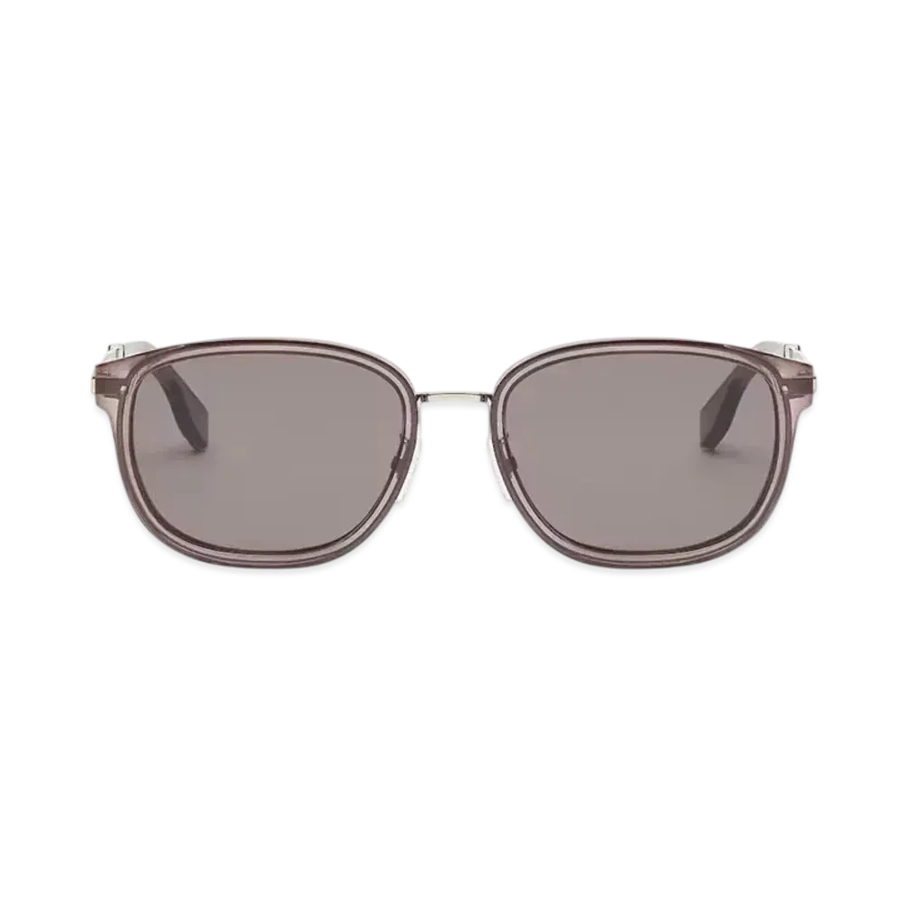 FENDI Travel Palladium-Colored Metal and Acetate Sunglasses "Silver"