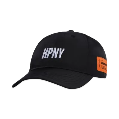 HERON PRESTON HPNY EMB NYLON CAP "BLACKxWHITE"