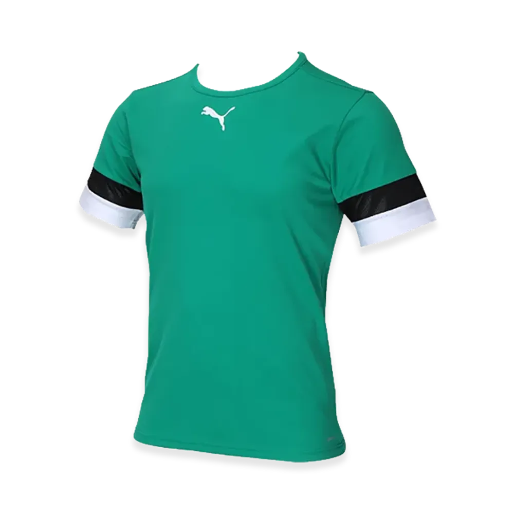 PUMA teamRISE Match Shirt "Pepper Green/Puma Black"