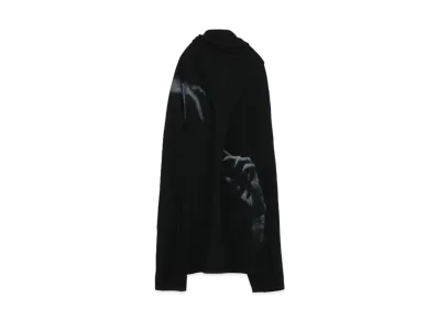 Yohji Yamamoto 30X16 MOCK TWIST YARN PS BACK TIE KNIT J "Black"