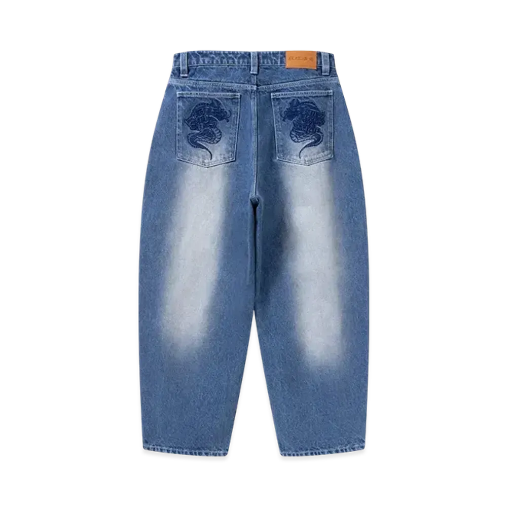 BlackEyePatch Dragons Extra Baggy Jeans "Indigo"