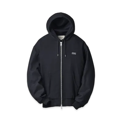 SEDAN ALL-PURPOSE Tweed Hooded Active Jacket "Black"