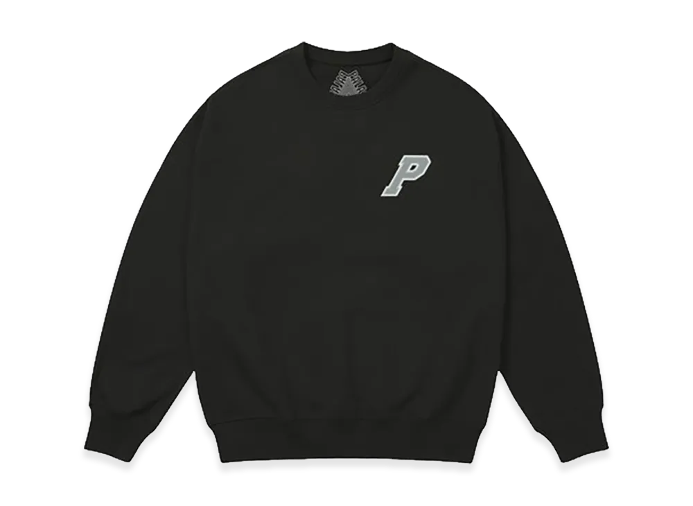 PALACE P3 Stitch Crew "Black"