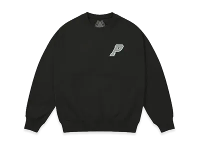 PALACE P3 Stitch Crew "Black"