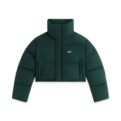 Kith Women Shae Cropped Denim Puffer "Stadium"