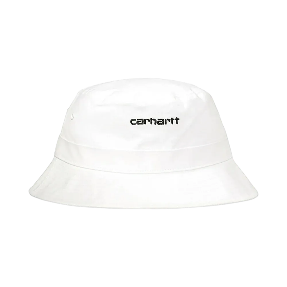 Carhartt WIP Hat Hat Script Bucket Hat Script Bucket Hat "White"