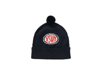 visvim Knit Beanie (Wool) "Black"