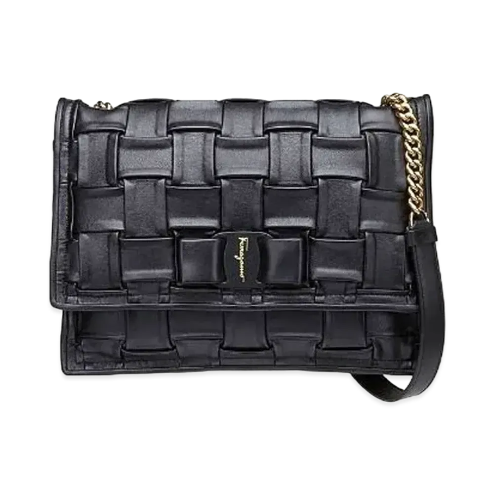 Salvatore Ferragamo Viva Bow Bag (S) "Black"
