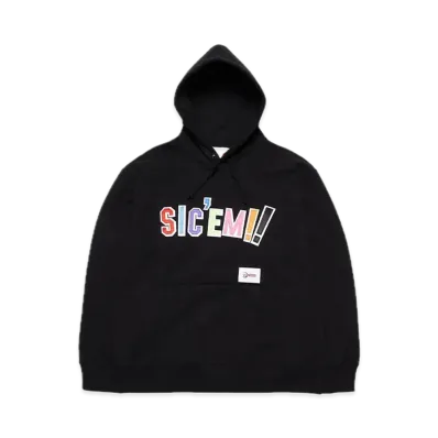 Supreme x WTAPS Sic'em! Hooded Sweatshirt "Black"