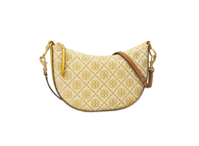 Tory Burch Monogram Jacquard Mini Bag "Goldfinch"
