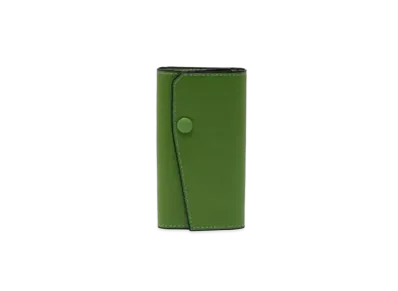Valextra Key Holder 6 Hook "Glass Green"