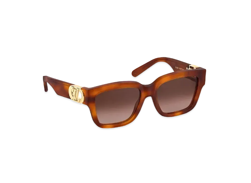 Louis Vuitton LV Link PM Square Sunglasses "Light Tortoise"