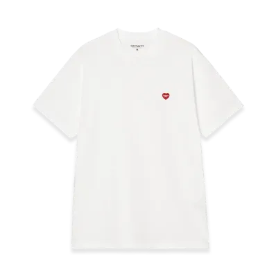 Carhartt WIP S/S Small Heart T-Shirt "White/Red"