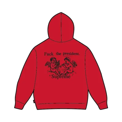 Supreme President Hooded Sweatshirt "Red"