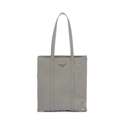 PRADA Nappa Antique Small Tote Bag "Gray"