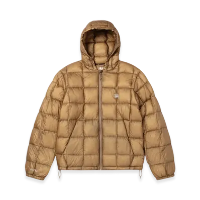 Stussy Midweight Hooded Puffer "Khaki"