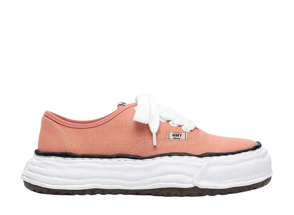 メゾンミハラヤスヒロ ベイカー26 オリジナルソールキャンバスローカットスニーカー "ピンク"