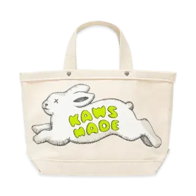 HUMAN MADE x KAWS Made Tote Bag Small "White"