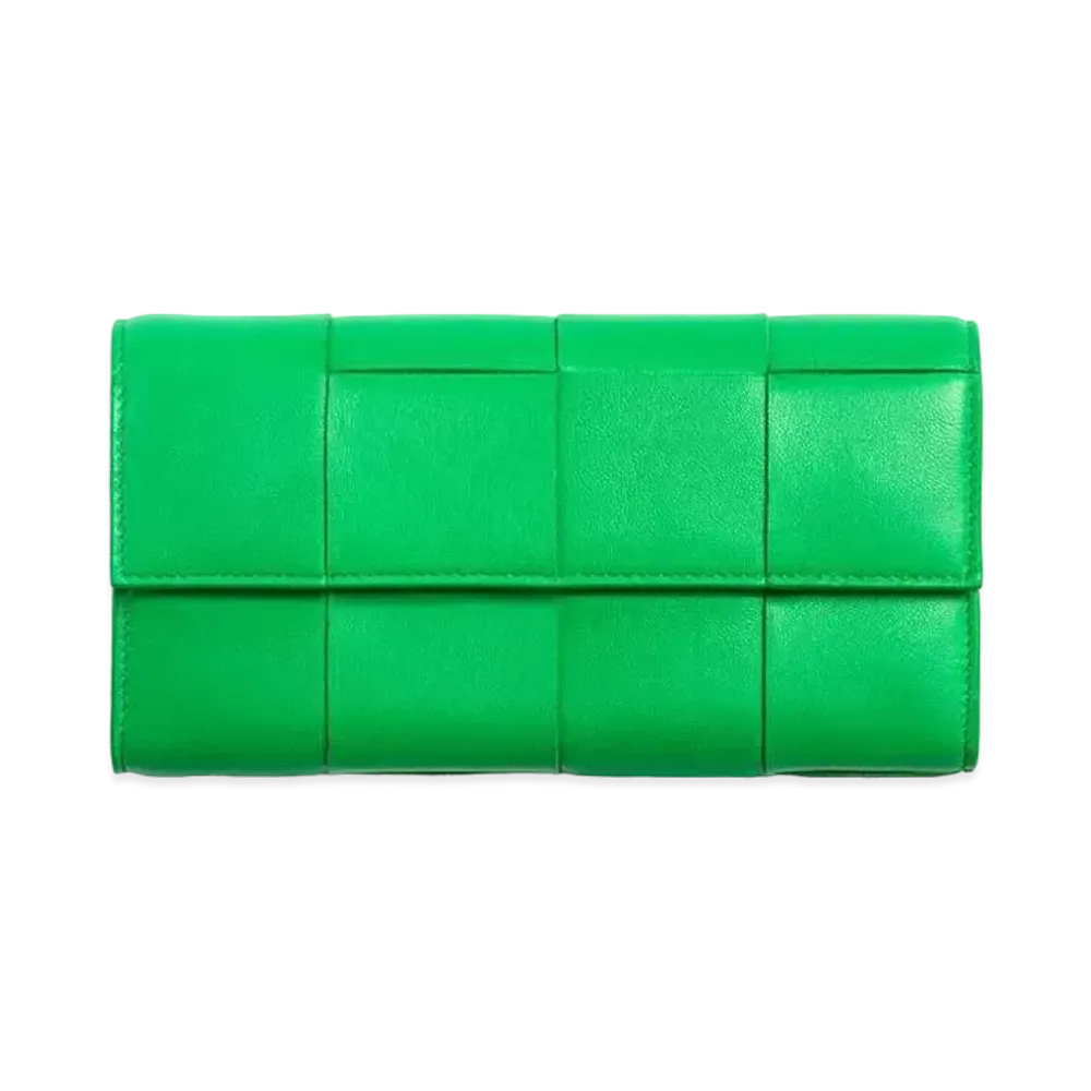 Bottega Veneta Flap Wallet "Parakeet”