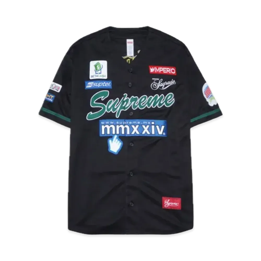 Supreme Chosen One Baseball Jersey "Black"