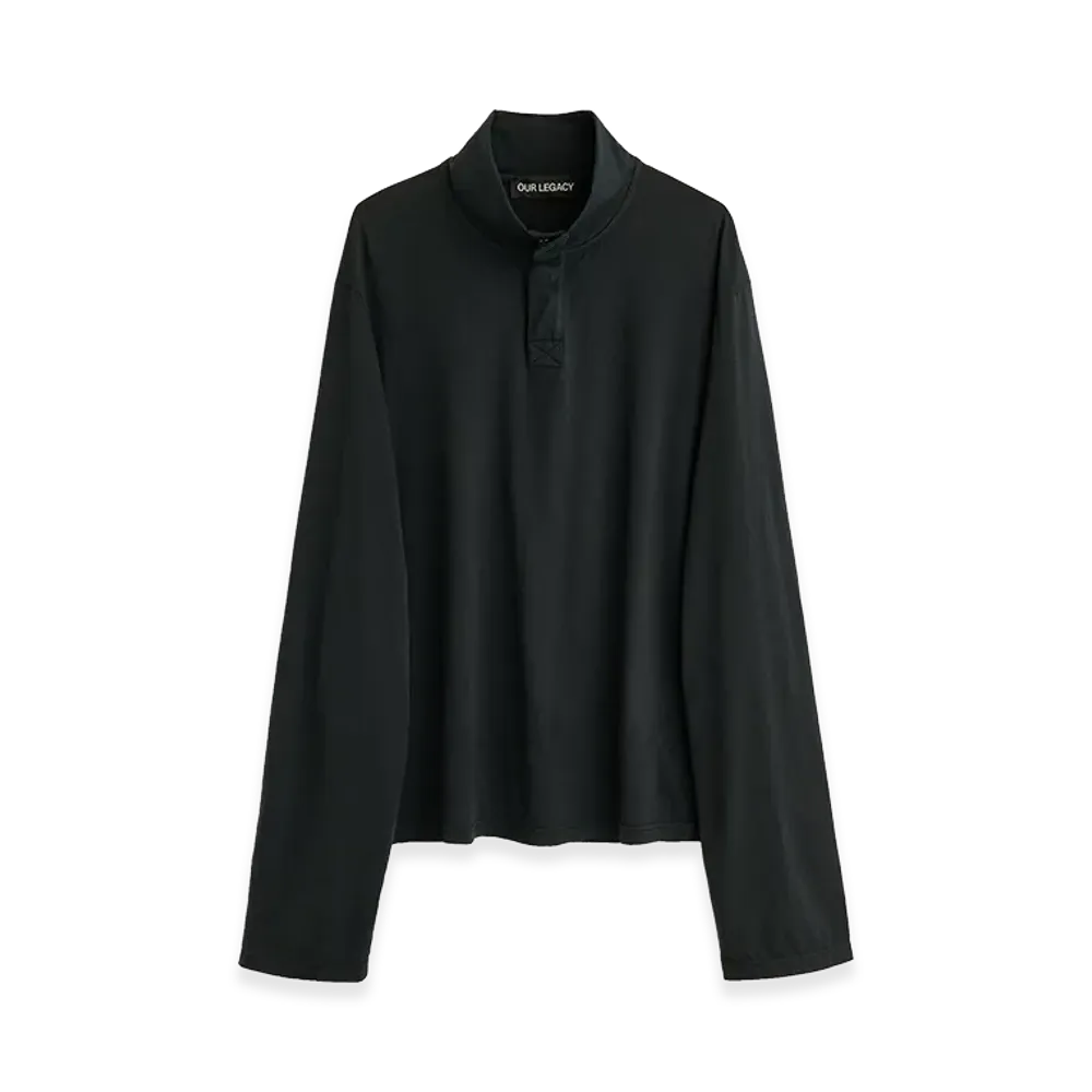 OUR LEGACY Storm Longsleeve "Black Clean Jersey"