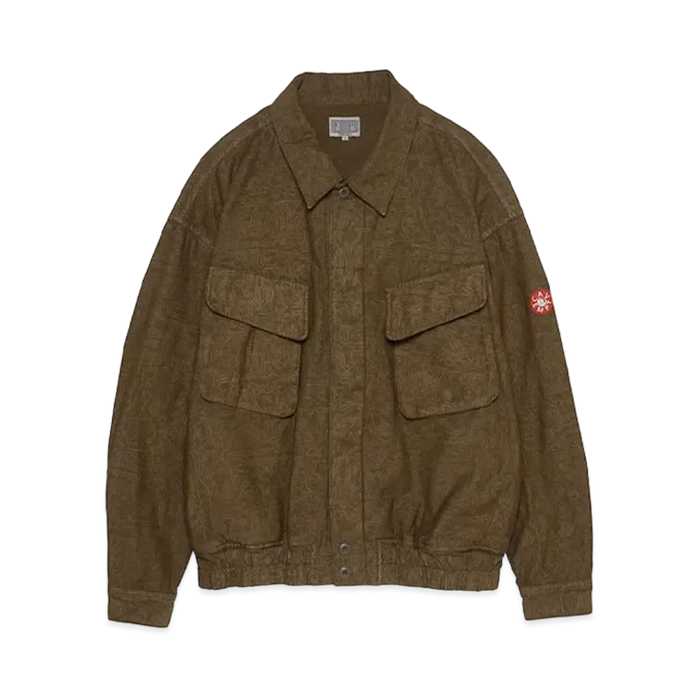 Cav Empt (C.E) GREY NOISE BUTTON JACKET "Brown"