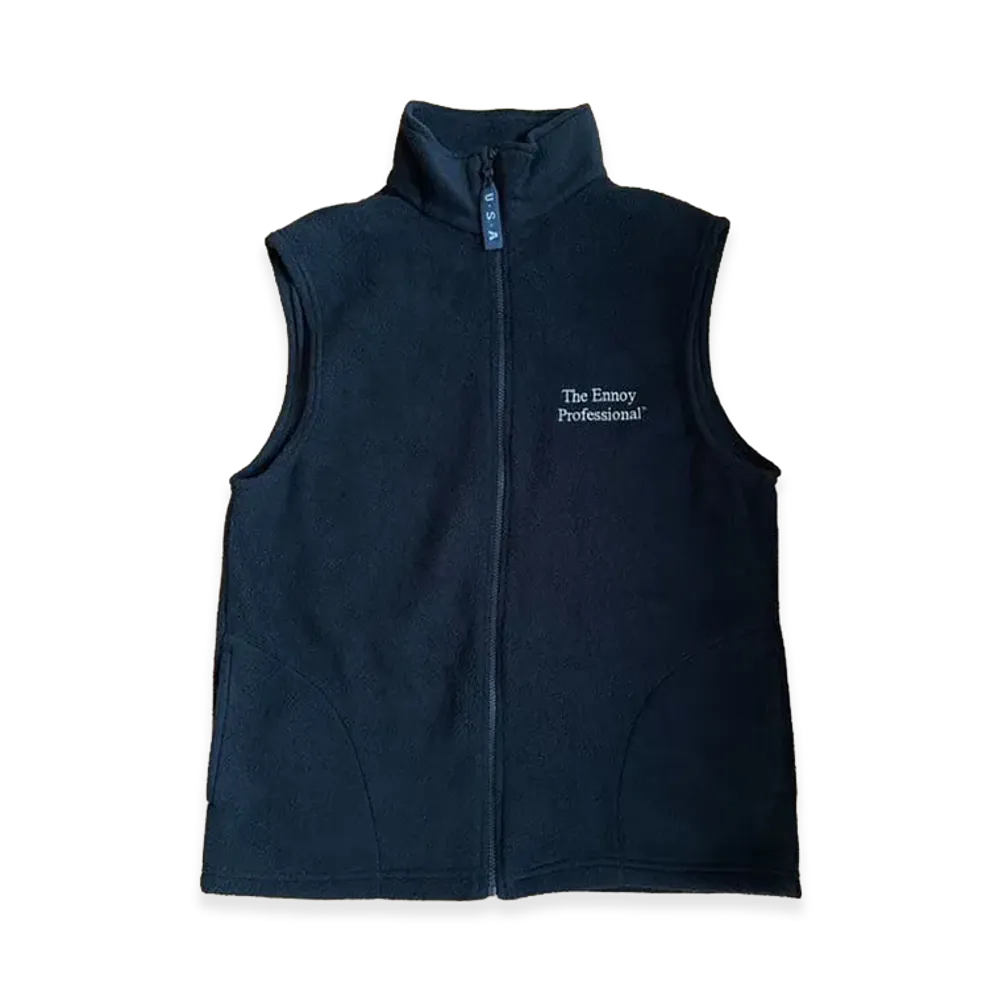 ENNOY Professional Fleece Vest (USA) "Black"