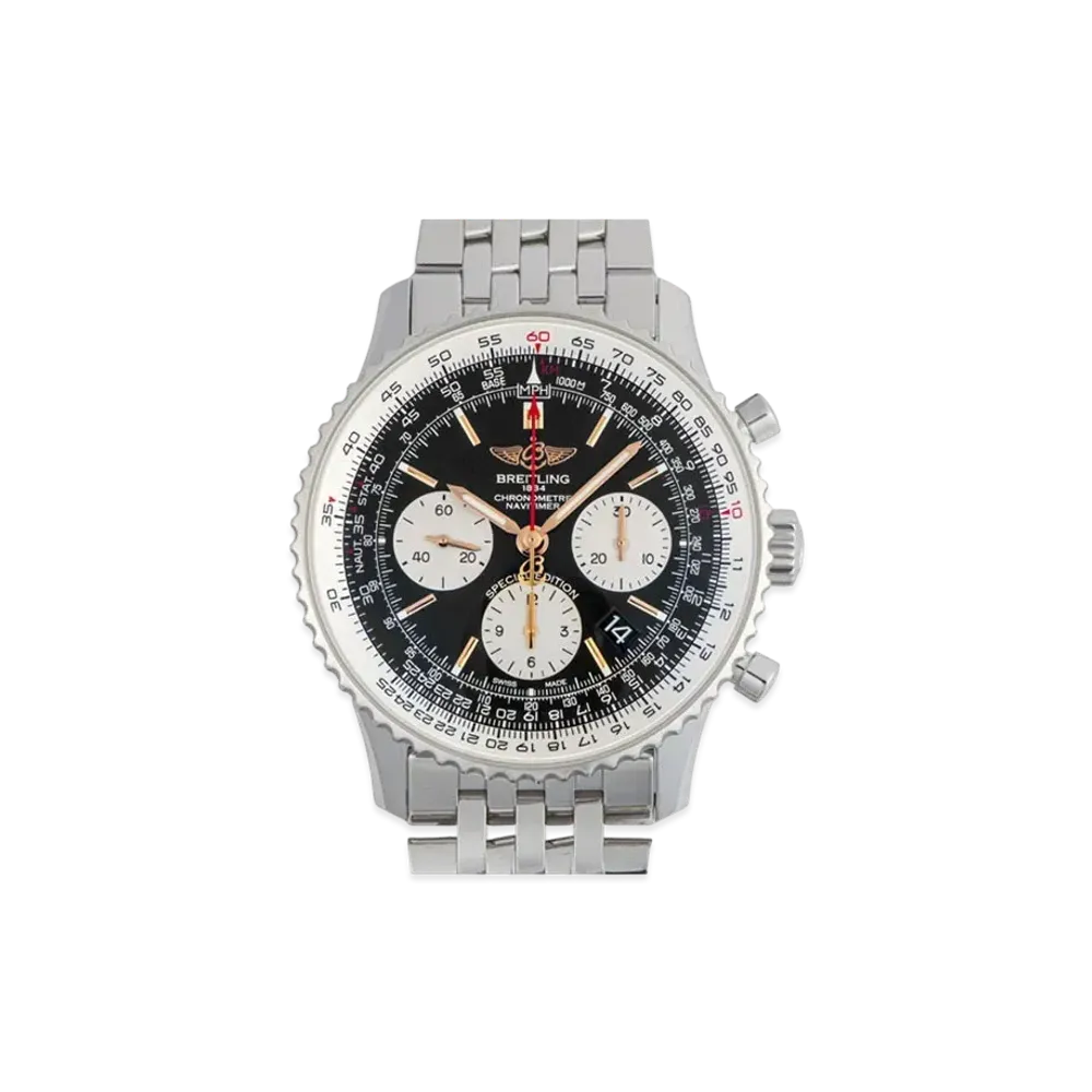 Breitling Navitimer 01 Chronograph 43 Japan Edition "Black/Stainless Steel"