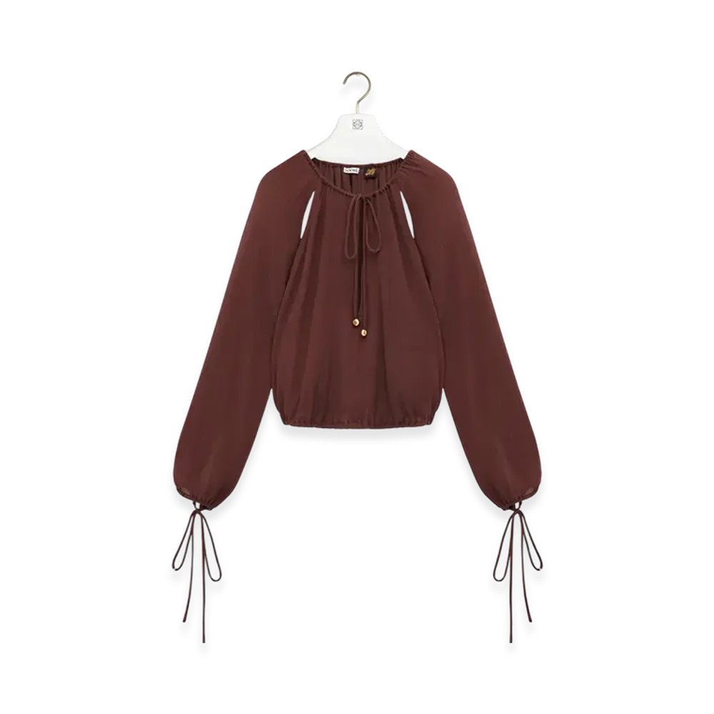 LOEWE Blouse "Coffee"