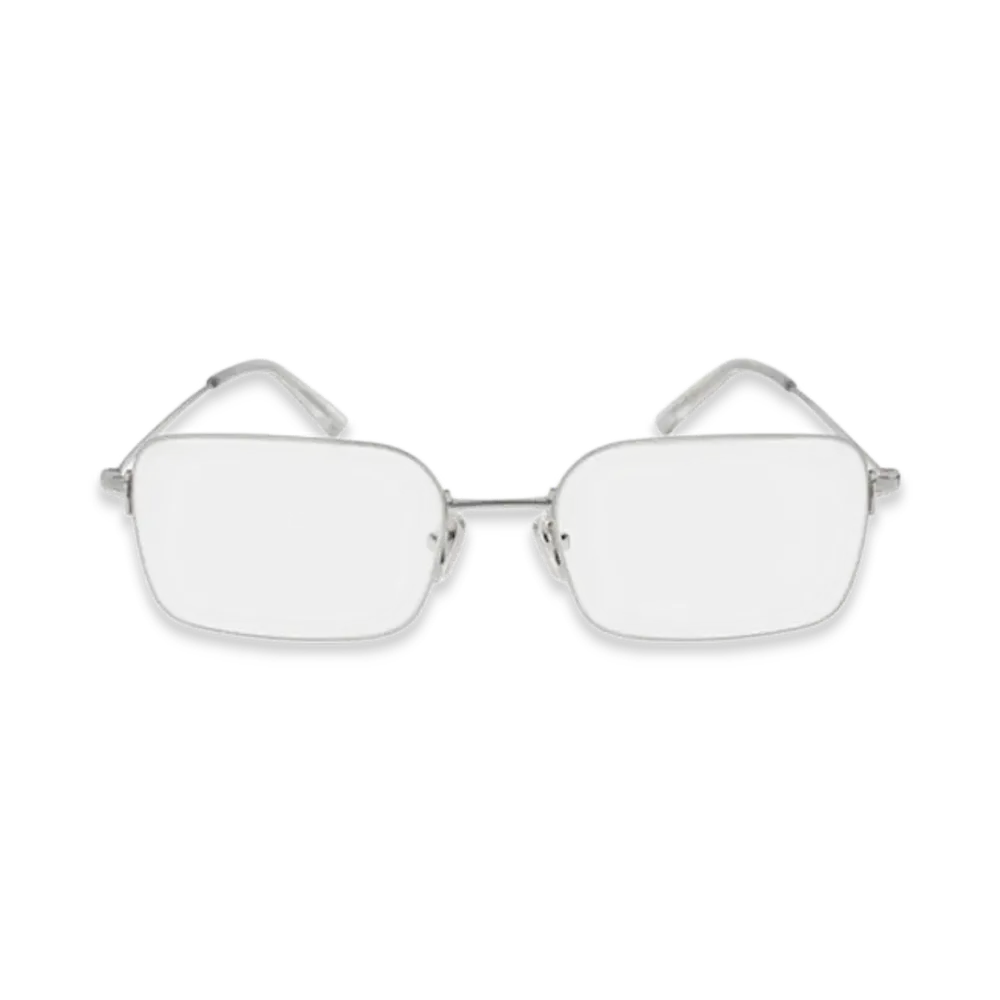 BALENCIAGA Invisible Rectangle Sunglasses "Clear"