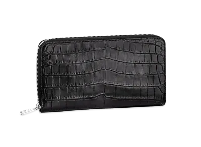 Louis Vuitton Zippy Organizer Crocodilien Mat "Noir"