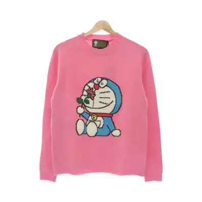 GUCCI x Doraemon Men's Knit Sweater "Pink"