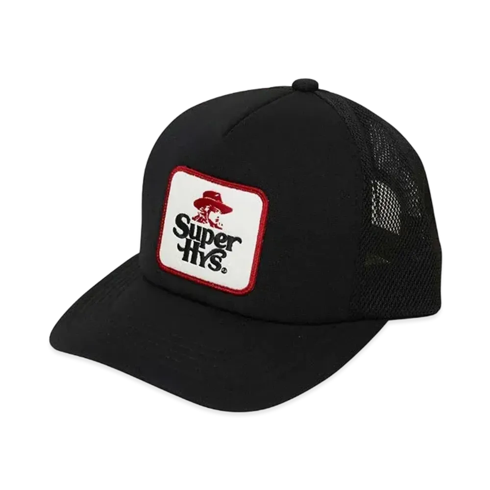 HYSTERIC GLAMOUR HYS Hat Patch Mesh Cap "Black"