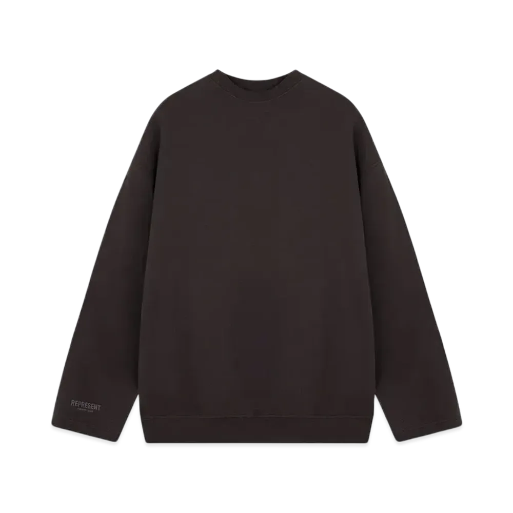REPRESENT Owners Club Relaxed Sweater "Black Coffee"