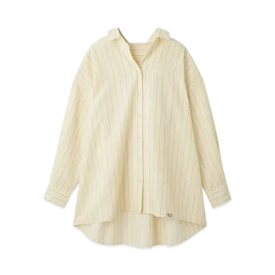 GELATO PIQUE Striped Shirt "Yellow"