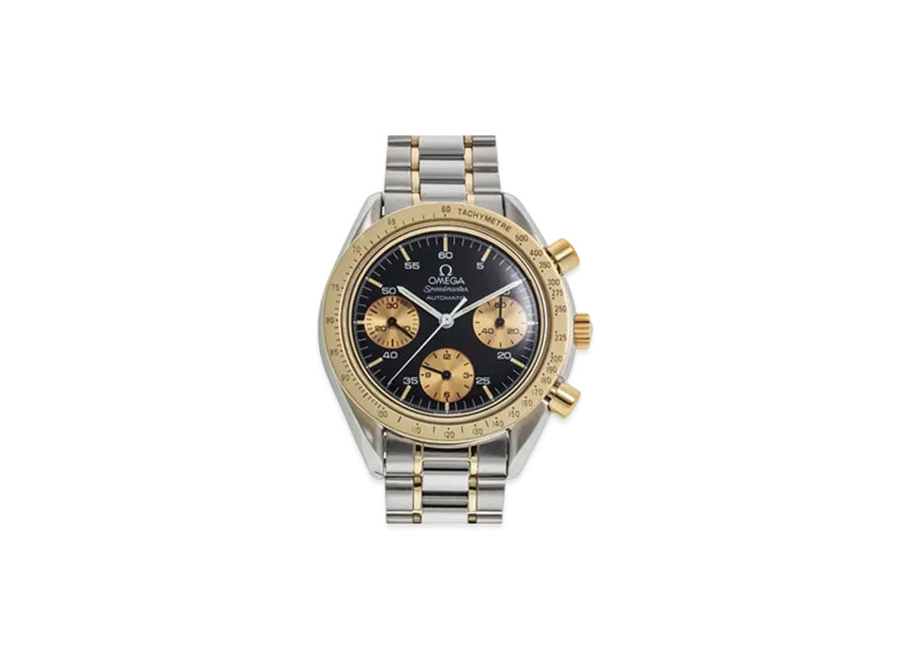 OMEGA Speedmaster Automatic "Stainless Steel/Black/Yellow Gold" 175.0033