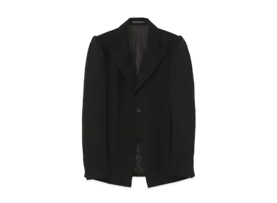 Yohji Yamamoto CU/RY TUXEDO GATHER DESIGNED SLEEVE J "Black"
