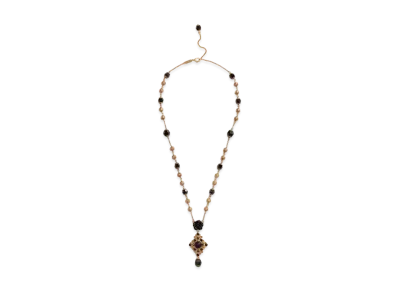 Dolce&Gabbana Pendant Necklace with Rhinestones "Gold"