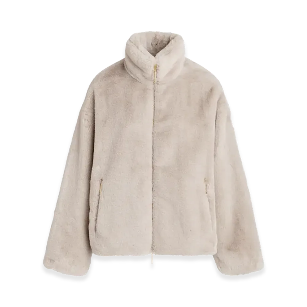 TATRAS Women's Barbra Boa Blouson "Light Grey"