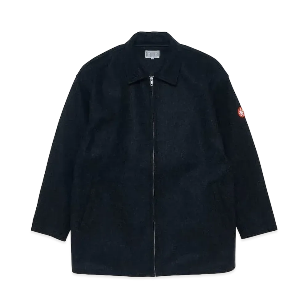 Cav Empt (C.E) HEAVY WOOL ZIP JACKET "Black"