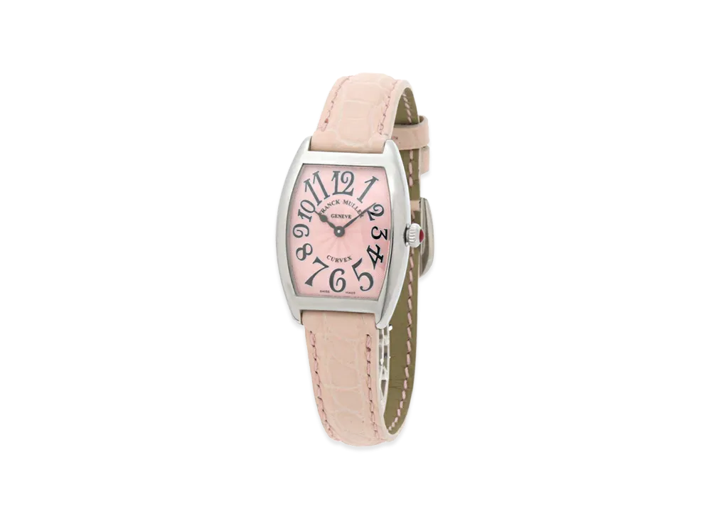FRANCK MULLER Women's Tonneau Curvex "Pink"