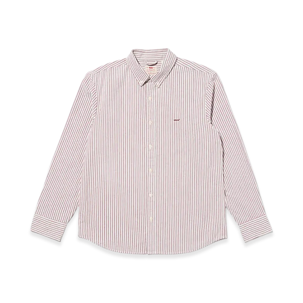 Levi's Authentic Button-Down Shirts "White/Red"