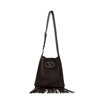 Valentino Women's "Nellcote" Shoulder Bag "Brown"