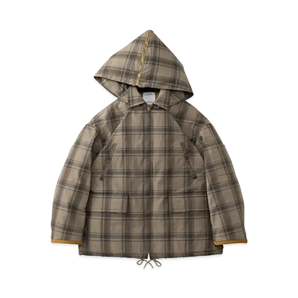 visvim GANNETT DOWN JKT CHECK "Beige"