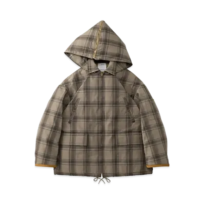 visvim GANNETT DOWN JKT CHECK "Beige"